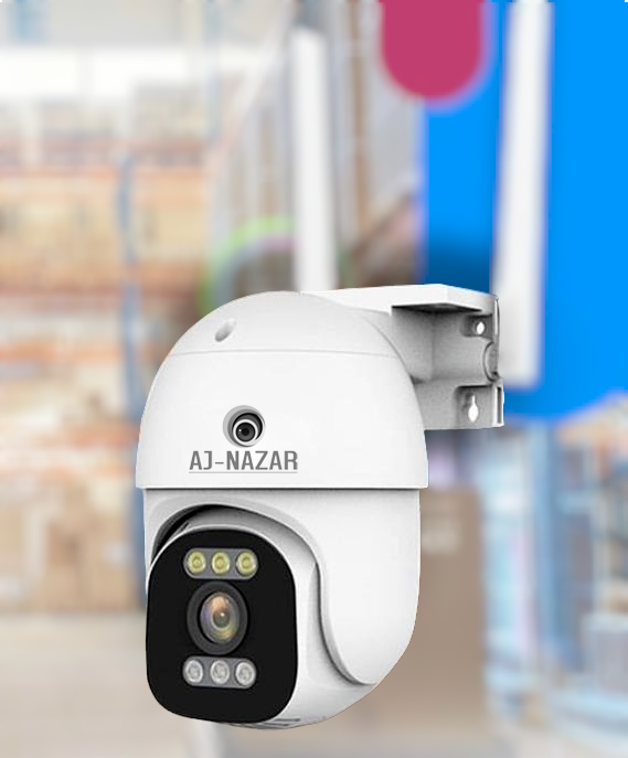 AJ-NAZAR 4G 3MP Color Night Vision Wireless Security Camera