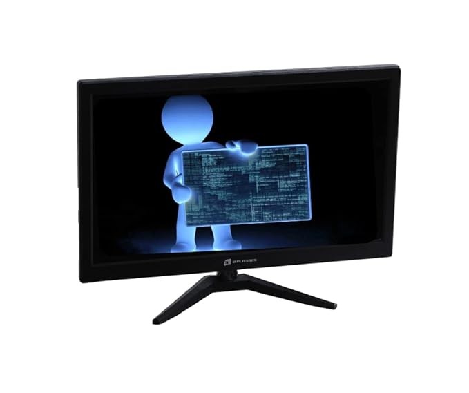 Blue Feather 19" Led HDMI Monitor | HDMI, VGA, Built in Speaker, Wall mountable